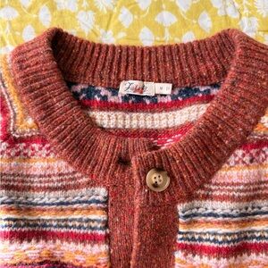 Faherty Women's Multicolor Striped Cardigan